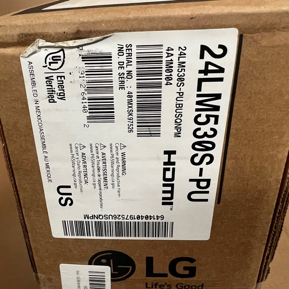 NEW LG 24LM530S-PU 24-Inch HD webOS 3.5 Smart TV, Black - Picture 7 of 7